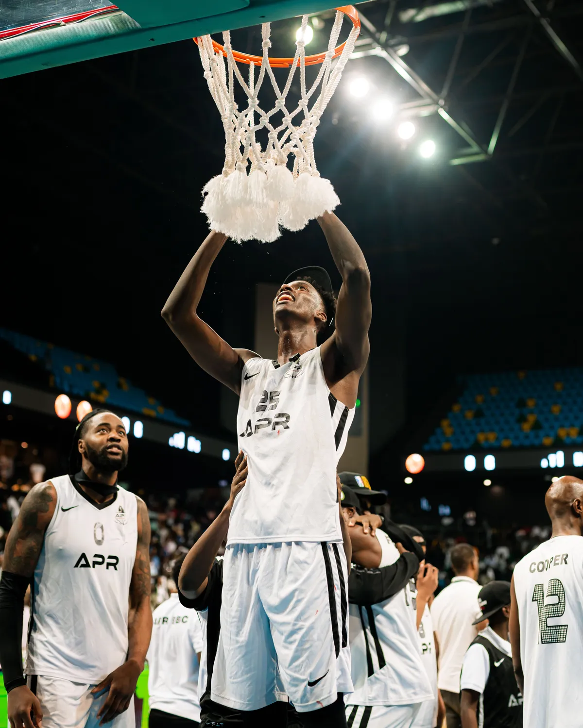 Basketball action in Rwanda