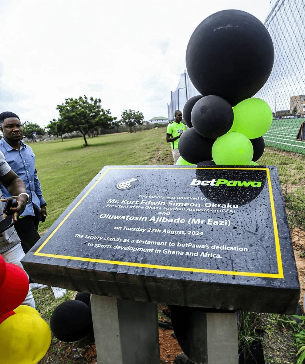 Commemorative plaque at the stadium